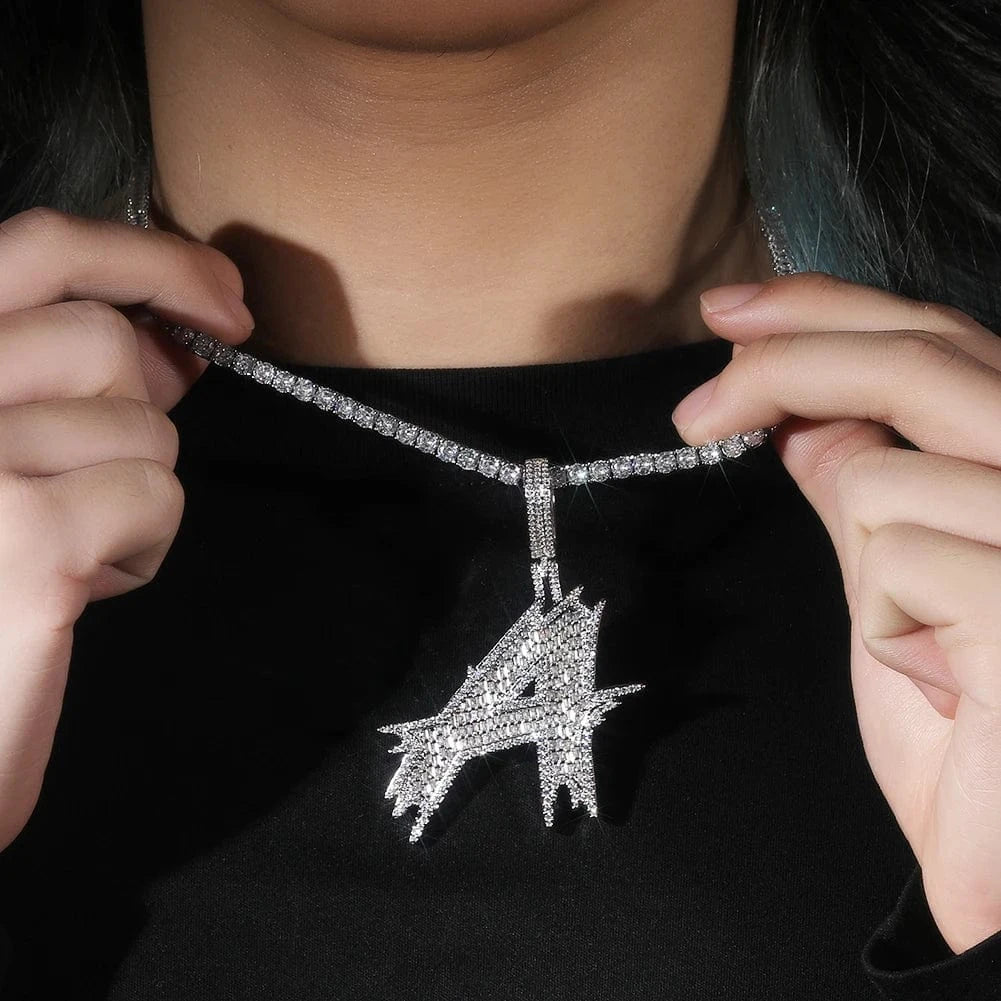 Thorned Initial Pendant Necklace