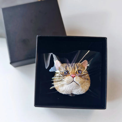Custom Pet Head Magnet - 3D Full‑Color Pet Portrait