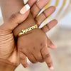 Custom Childrens Name Bracelet - Gold Or Silver