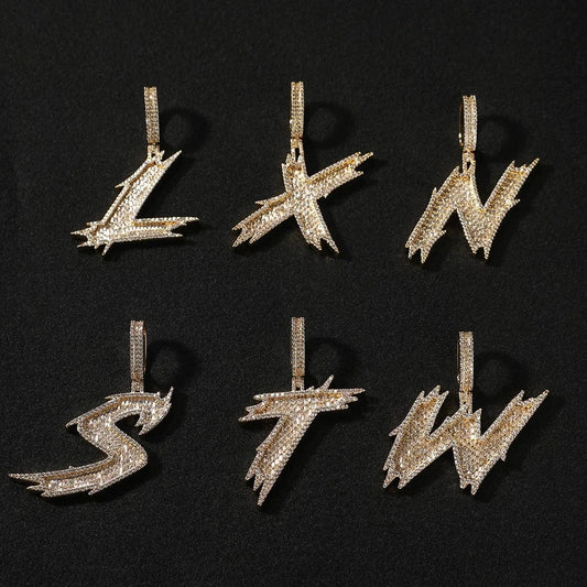 Thorned Initial Pendant Necklace