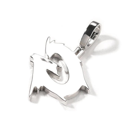Thorned Initial Pendant Necklace