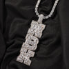 Custom Vertical Letter Pendant – Up To 6 Letters | Free Rope or Cuban Chain