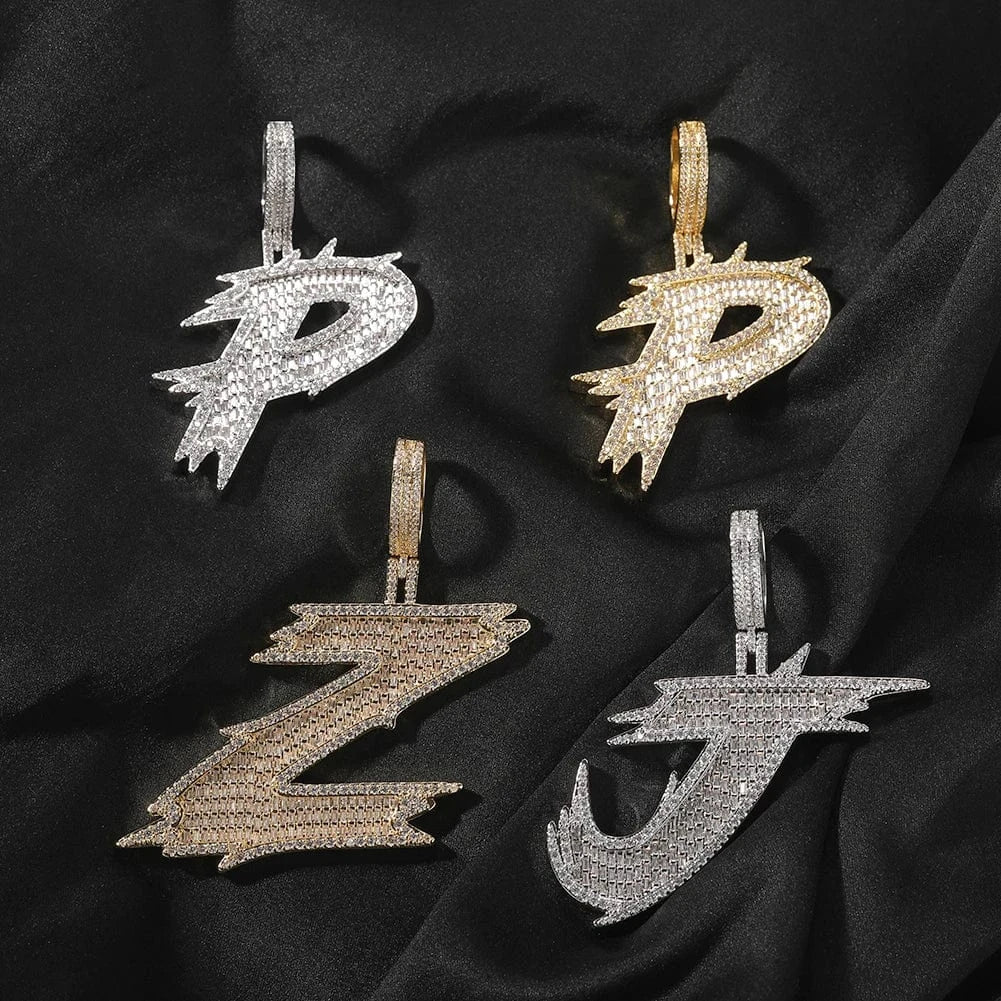 Thorned Initial Pendant Necklace