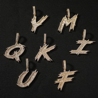 Thorned Initial Pendant Necklace