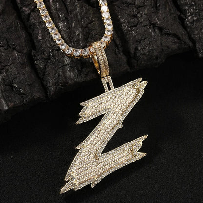 Thorned Initial Pendant Necklace