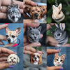 Custom 3D Pet Portrait Ornament - Personalized Dog & Cat Owner Gift
