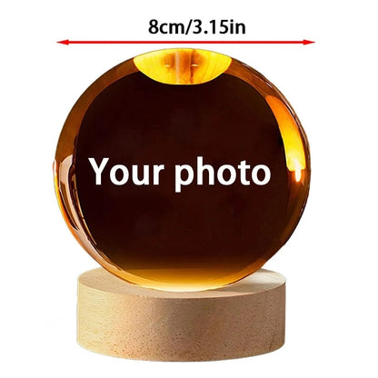 Ultrasound Crystal Ball With Engraved Base