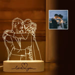 Personalized 3D Photo "Love Lamp" With Custom Text