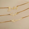 Personalized Name Necklace with Box Chain