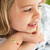 Customized Baby Name Bracelet With Heart Accent