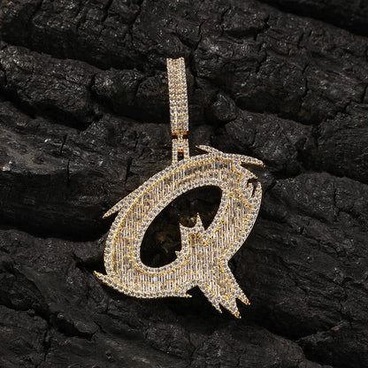 Thorned Initial Pendant Necklace