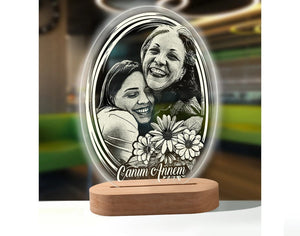 Personalized 3D Photo "Love Lamp" With Custom Text