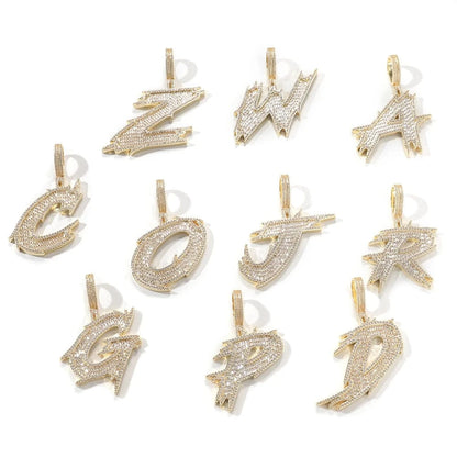 Thorned Initial Pendant Necklace