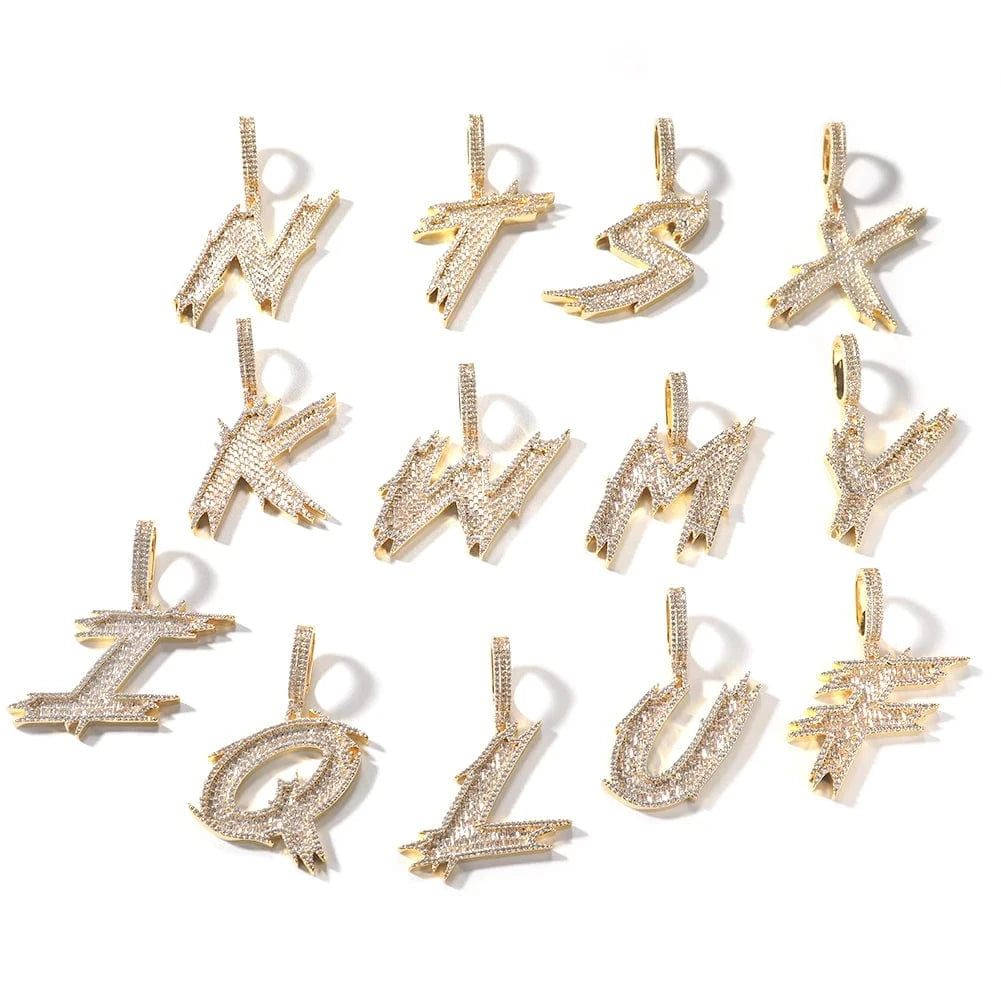 Thorned Initial Pendant Necklace