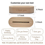 Personalized 3D Photo "Love Lamp" With Custom Text
