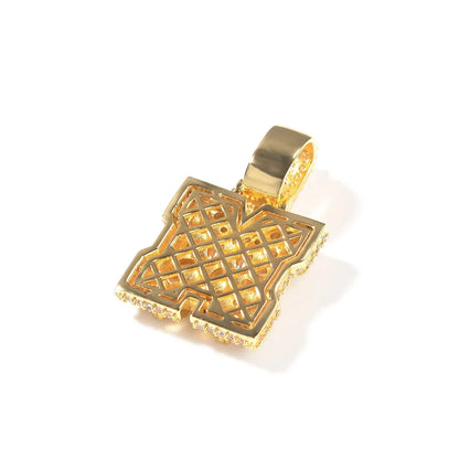 Custom Vertical Letter Pendant – Up To 6 Letters | Free Rope or Cuban Chain