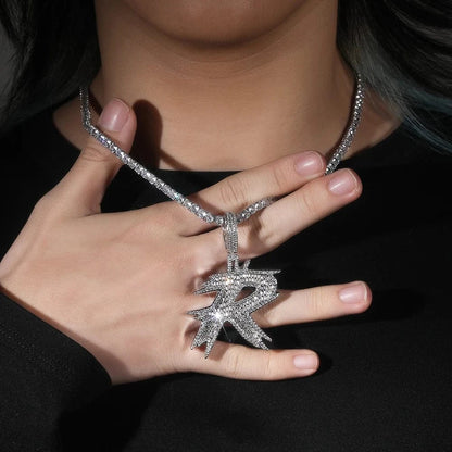 Thorned Initial Pendant Necklace