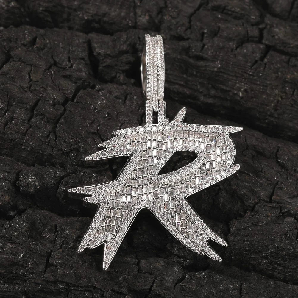 Thorned Initial Pendant Necklace