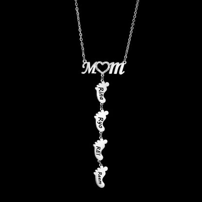 Custom Mothers Necklace With Names