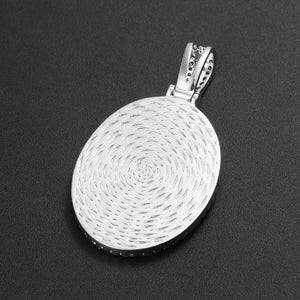 Oval Shaped Custom Photo Pendant & Necklace - Gold, Silver
