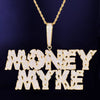 Bullet Pierced Custom Name  & Necklace