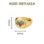 Custom Premium Pet Portrait Photo Rings