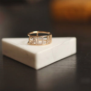 affordable custom name ring