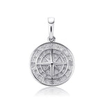 Collar Brújula Para Hombre - Plata, Oro, Oro Rosa