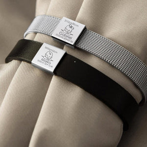 Collar de cumpleaños y nombre de bebé grabado personalizado