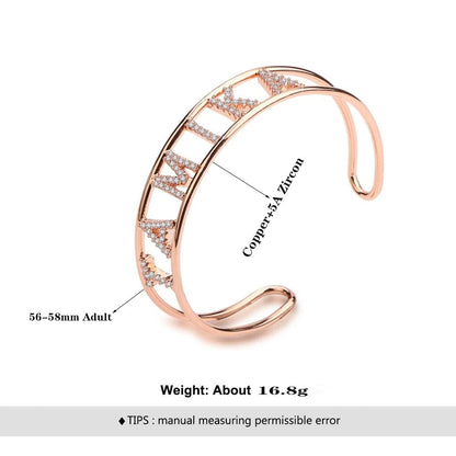 Personalized Bangle Bracelet With Name