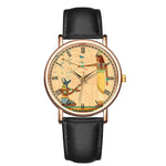 Custom Unisex Watch With Leather Band - Personalize With Photo/Logo/Text
