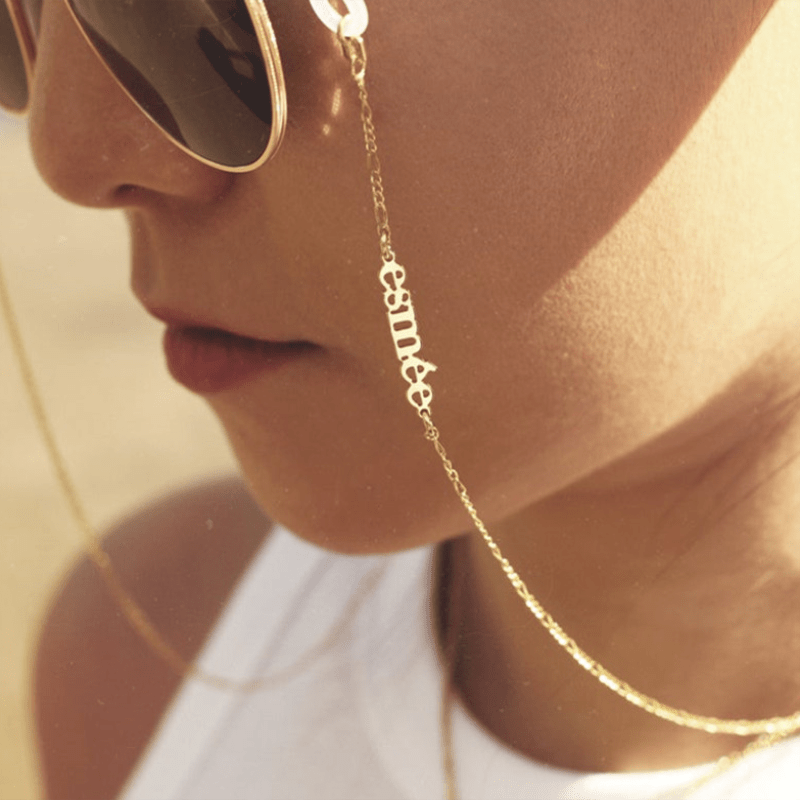 Cadena de gafas de sol personalizadas de diseñador