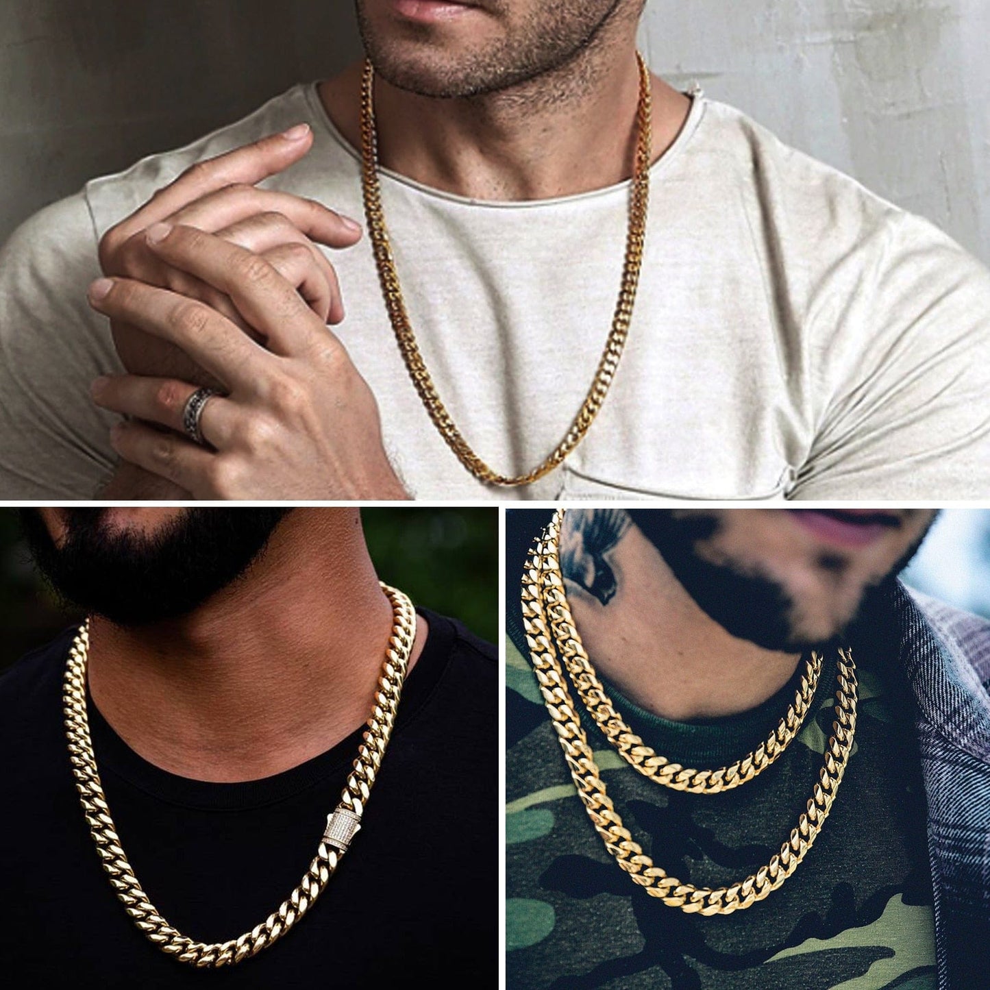 Men's Miami Curb Cuban Link Chain