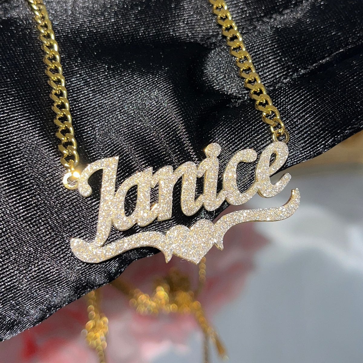 Women's Name Plate Necklace