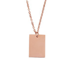 Envelope Locket Necklace with Personalized Engraved Note Inside