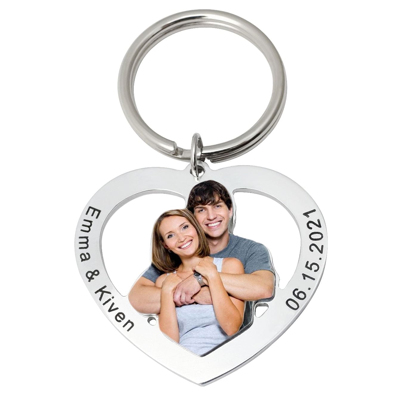 Custom Keychain With Photo & Engraving