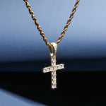 cross necklace gold