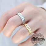 Anillo Grabable Personalizado Unisex Premium