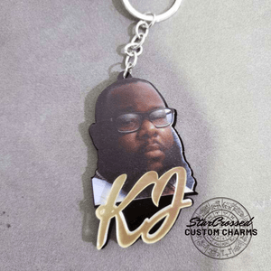 Personalized photo keychain