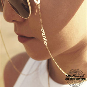 Cadena de gafas de sol personalizadas de diseñador