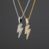 Double Layer Lightning Bolt Pendant