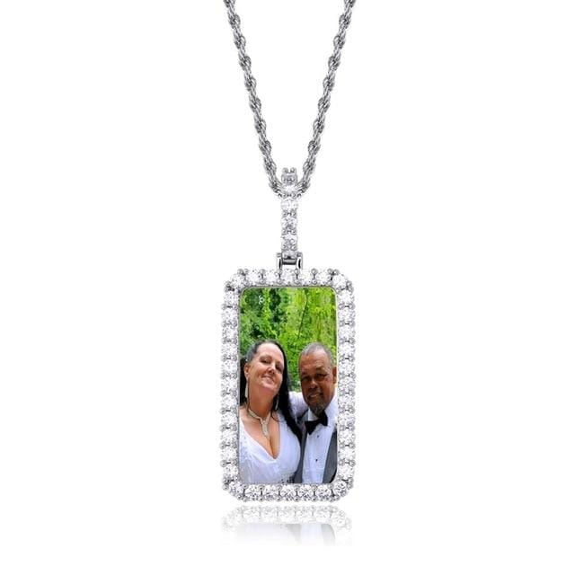 Customized Dog Tag Necklace With Picture