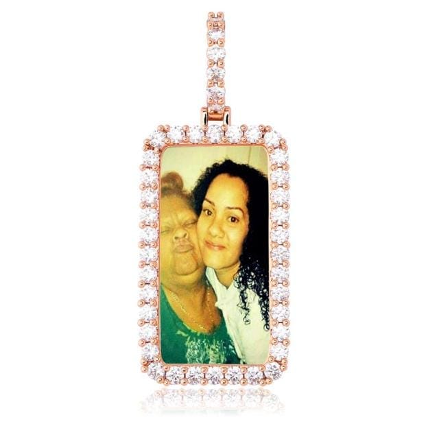 Customized Dog Tag Necklace With Picture