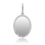 Custom Oval Picture Pendant Necklace - Gold, Rose Gold, White Gold