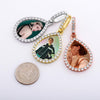 Custom "Tear Drop" Picture Pendant Necklace