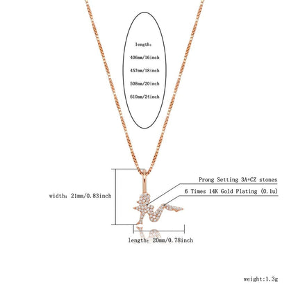 Vixen Pendant Necklace - 100% 925 Sterling Silver