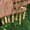 Zodiac Nameplate Necklace - Gold/Silver