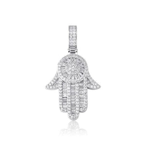 Hamsa Hand Of Fatima Charm Necklace