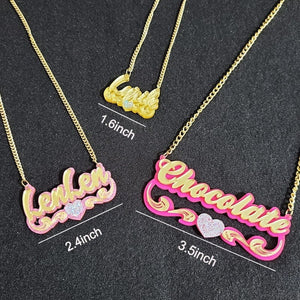 Custom Children’s Nameplate Necklaces