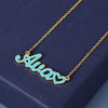 Enamel Name Necklace
